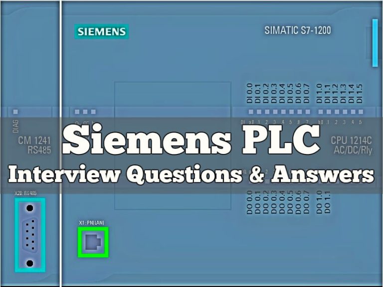 Siemens PLC Interview Questions and Answers | PLC Tutorials