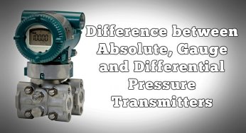 Difference between Absolute, Gauge and Differential Pressure Transmitters