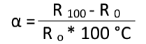temperature coefficient of a RTD