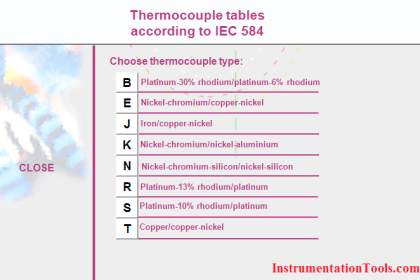 Thermocouple Calculations