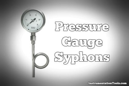 Pressure Gauge with Syphons