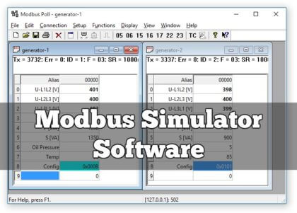 Modbus Simulator Softwares - Modbus programming