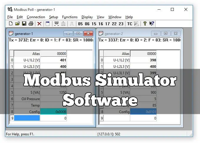 Modbus Simulator Softwares - Inst Tools