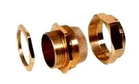 Brass indoor cable gland
