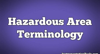 Hazardous Area Terminology