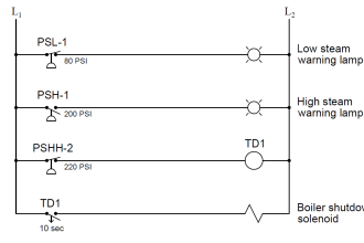 pressure switches relay circuit