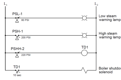 pressure switches relay circuit