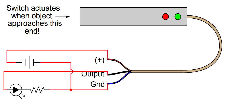 proximity switch wiring