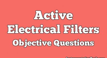 Active Electrical Filters Objective Questions