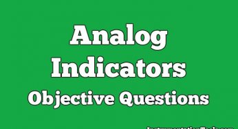 Analog Indicators Objective Questions