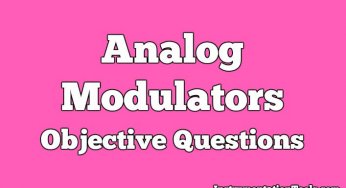 Analog Modulators Objective Questions