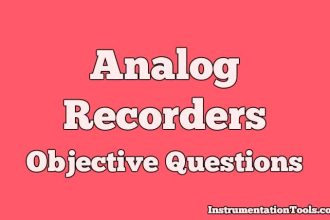 Analog Recorders Objective Questions