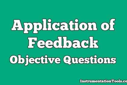 Application of Feedback Objective Questions
