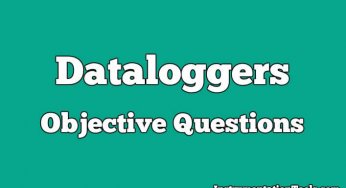 Data Loggers Objective Questions