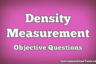 Density Measurement Objective Questions