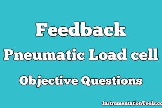 Feedback Pneumatic Load cell Objective Questions