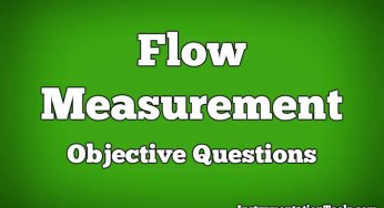 Flow Measurement Objective Questions