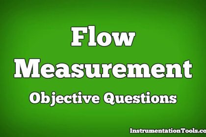 Flow Measurement Objective Questions