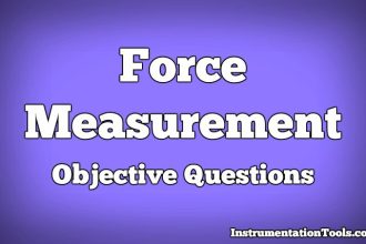 Force Measurement Objective Questions