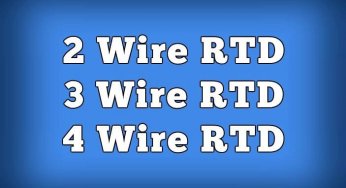 Formula of 2 Wire RTD, 3 Wire RTD & 4 Wire RTD
