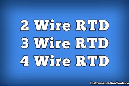 Formula of 2 Wire RTD, 3 Wire RTD & 4 Wire RTD