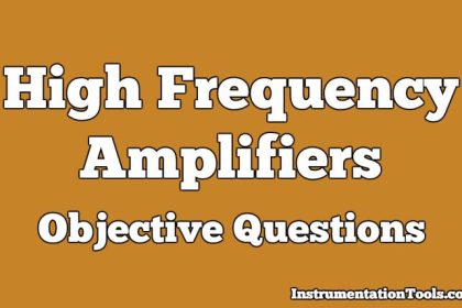 High Frequency Amplifiers Objective Questions