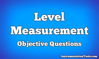 Level Measurement Objective Questions