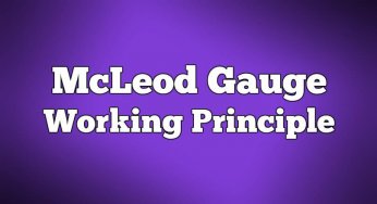 McLeod Gauge Working Principle