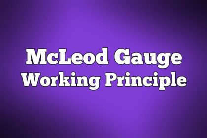 McLeod Gauge Working Principle