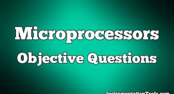 Microprocessors Objective Questions – Set 7