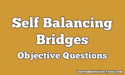 Bridge Circuits Objective Questions