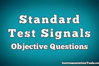 Standard Test Signals Objective Questions