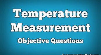 Temperature Measurement Objective Questions
