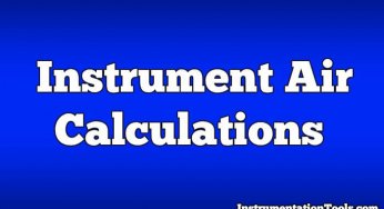 Basic Calculations of Instrument Air