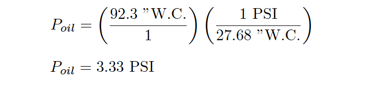 Hydrostatic pressure formula - 1