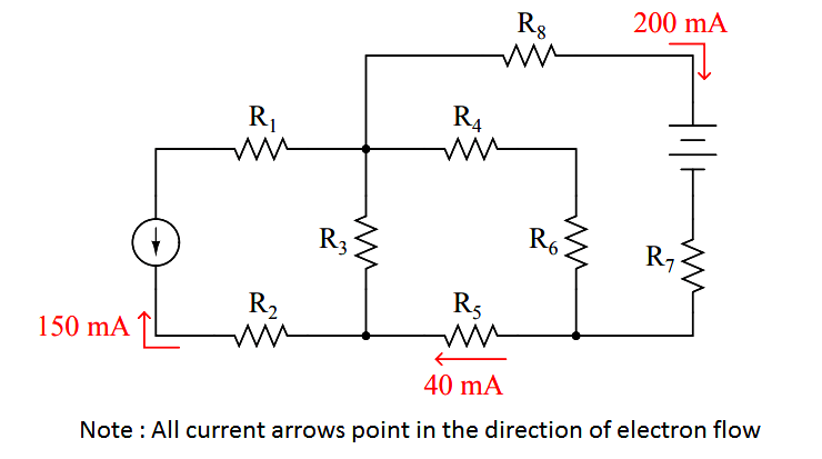 circuit electron flow