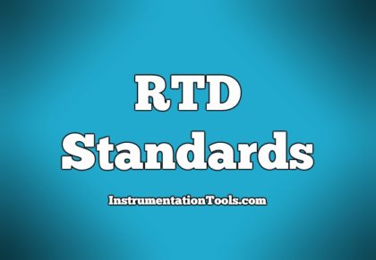 RTD Standards list