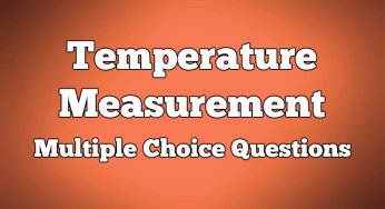 Temperature Measurement Multiple Choice Questions
