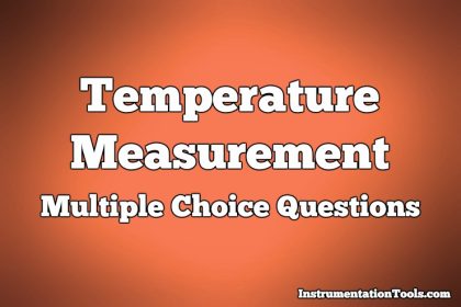 Temperature Measurement Multiple Choice Questions