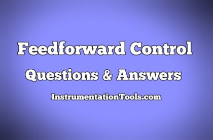 Feedforward Control Questions & Answers