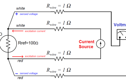 Four Wire RTD Circuit