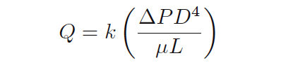 Hagen-Poiseuille equation