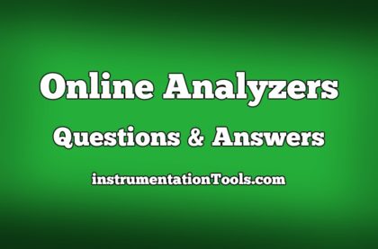 Online Analyzers Questions & Answers