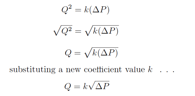 Orifice Flow Equation Solve