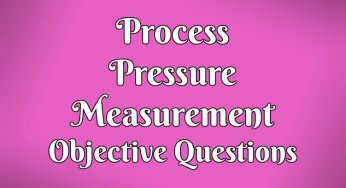Process Pressure Measurement Objective Questions