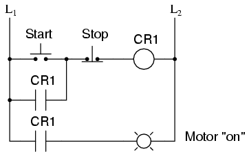 S-R latch Motor Circuit