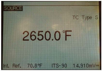 thermocouple calibration device