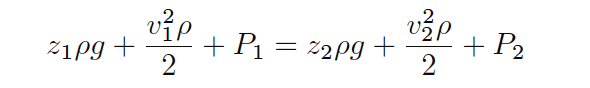 Bernoulli’s Equation