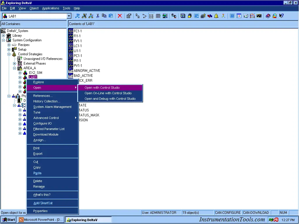 DeltaV System Configuration Change and Download - 2