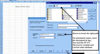 How to Export Data from DeltaV System to Excel